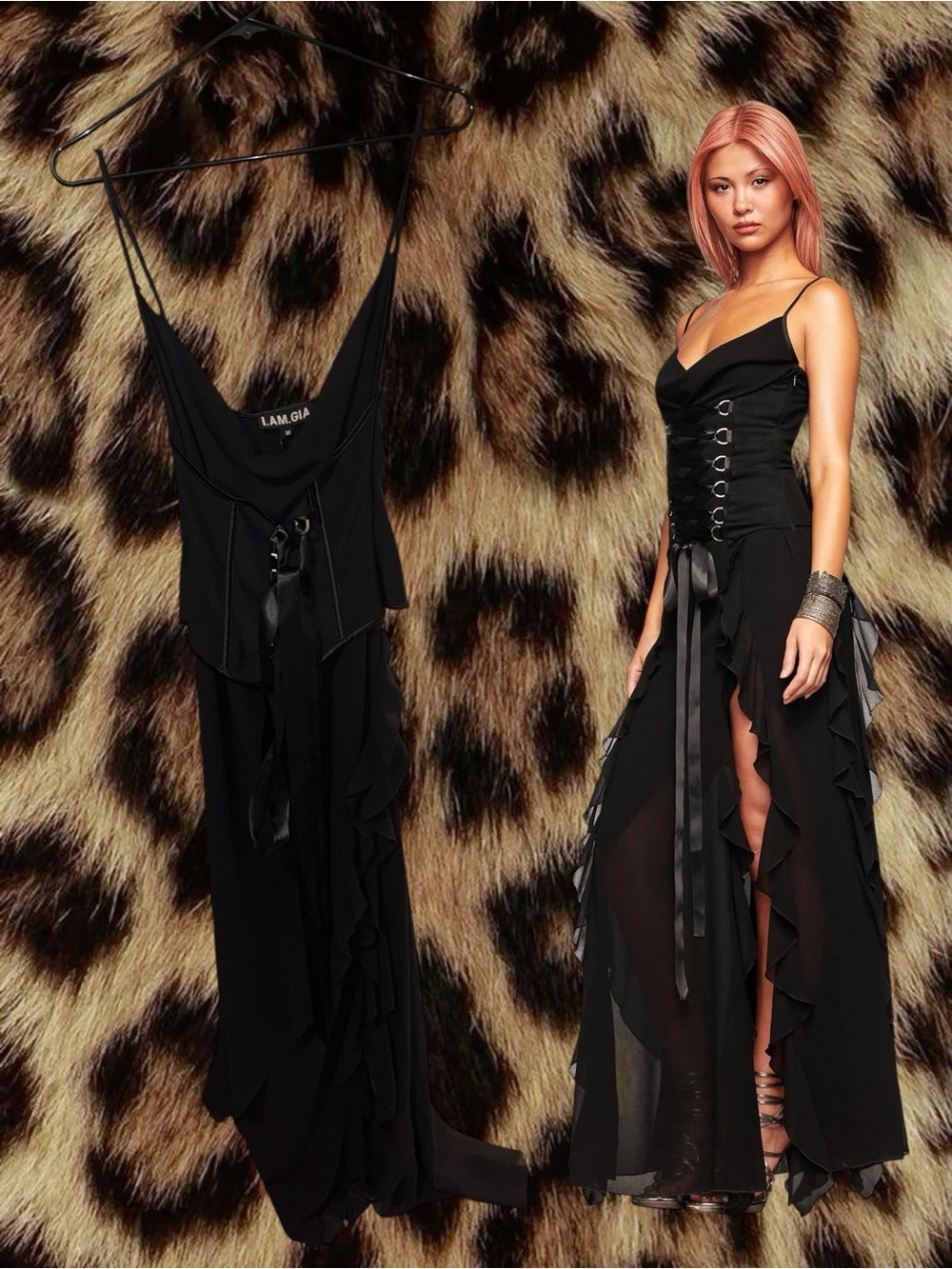 (SIZE M) I.AM.GIA MARLETTE MAXI DRESS